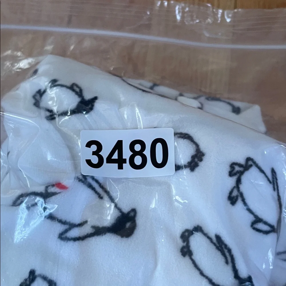 Carter's Bodysuit Footie Baby Girl 24M White Black Penguin Print One Piece NWT - Picture 7 of 7